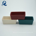 Rectangular ceramic cheap custom stoneware nonstick bakeware